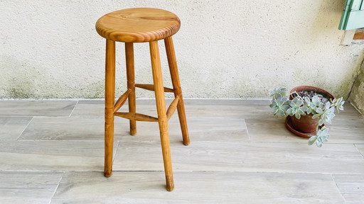 Hoher Hocker Vintage Esprit Chalet