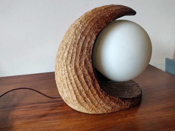 Image 1 of Wellenförmiger Lampenstein der 80er Jahre