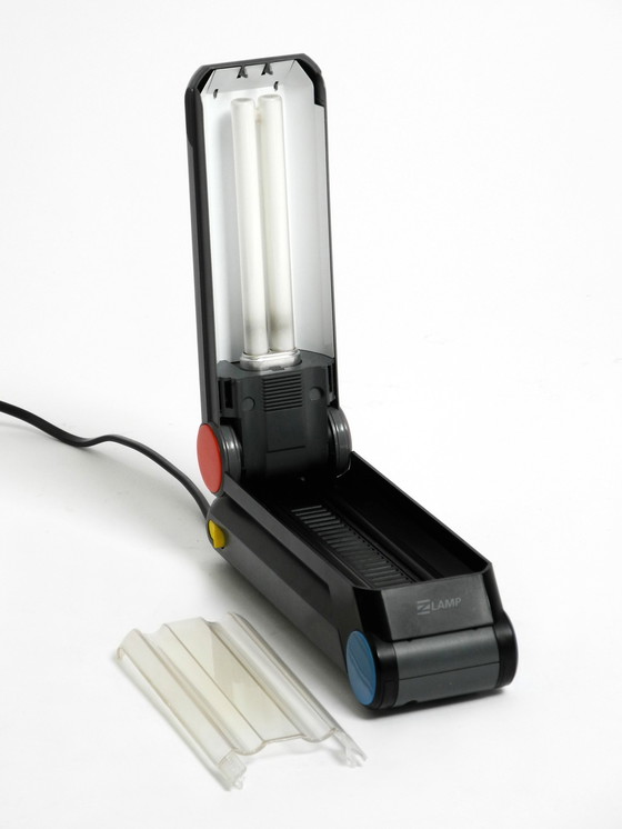 Image 1 of Seltene Original 1980'S Postmoderne Design Tischlampe Philips Modell Z Lampe