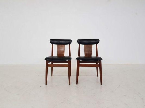 Image 1 of 2 x Esszimmerstühle aus Palisander, 1960er Jahre