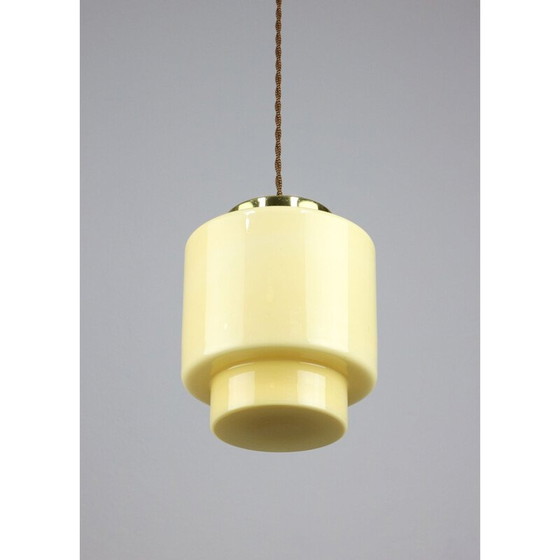 Image 1 of Vintage Glas-Hängeleuchte