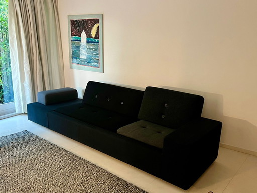 Vitra Polder Sofa Xl In Der Farbe Schwarz Mix Hella Jongerius