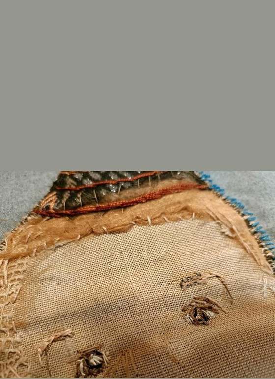 Image 1 of Vintage Wanddekoration Freie Form Textilhandwerk