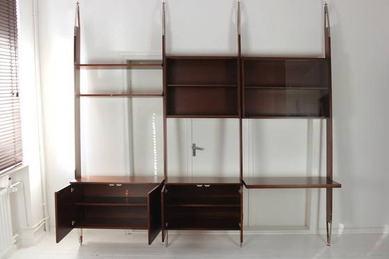 Image 1 of Restaurierter Mid Century-Wandschrank von Jitona, 1973