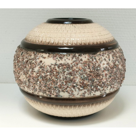 Image 1 of Vintage-Kugelvase aus Art-Deco-Keramik