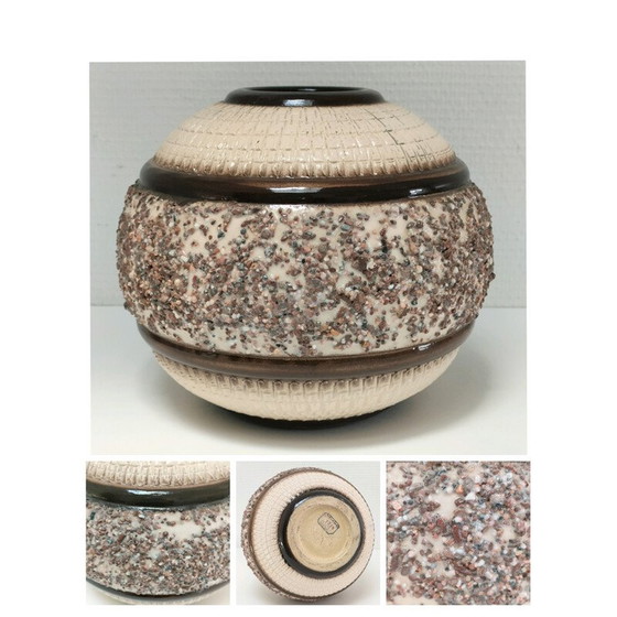 Image 1 of Vintage-Kugelvase aus Art-Deco-Keramik