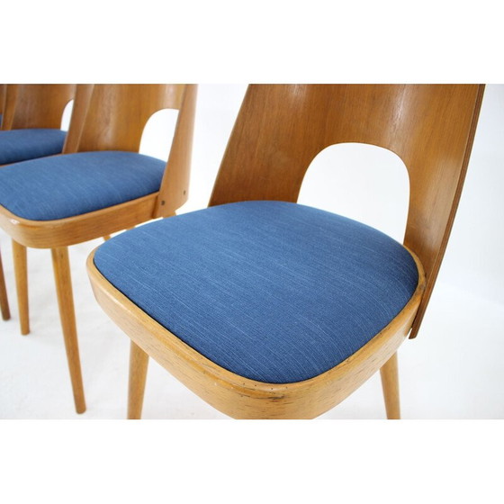 Image 1 of Satz von 4 vintage Esszimmerstühlen von Oswald Haerdtl 1960er Jahre