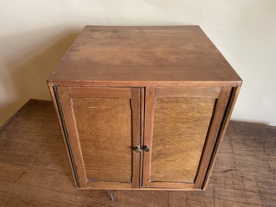 Image 1 of Schreibtisch Briefkasten Briefe Archiv Kabinett Vintage Französisch