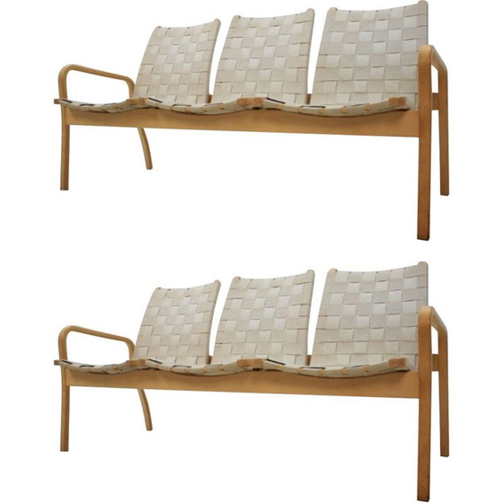 Image 1 of Paar alte 3-Sitzer-Sofas, Schweden 1980