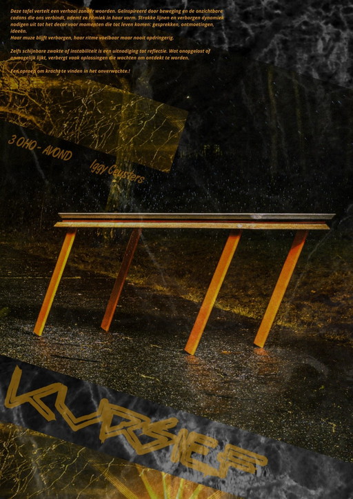 Kursief Table/Handmade Design