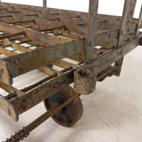 Image 1 of Industrieller Weinwagen für 50 Weinflaschen, 1930er Jahre