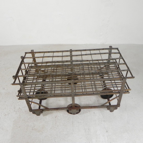 Image 1 of Industrieller Weinwagen für 50 Weinflaschen, 1930er Jahre