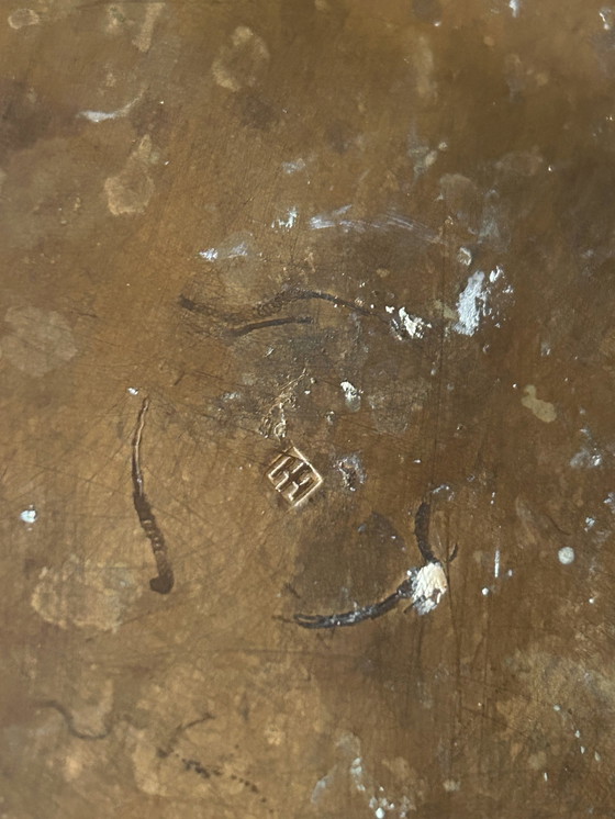 Image 1 of Hayno Focken Burg Giebichenstein 1930 Kakteenkanne Bauhaus Messing 