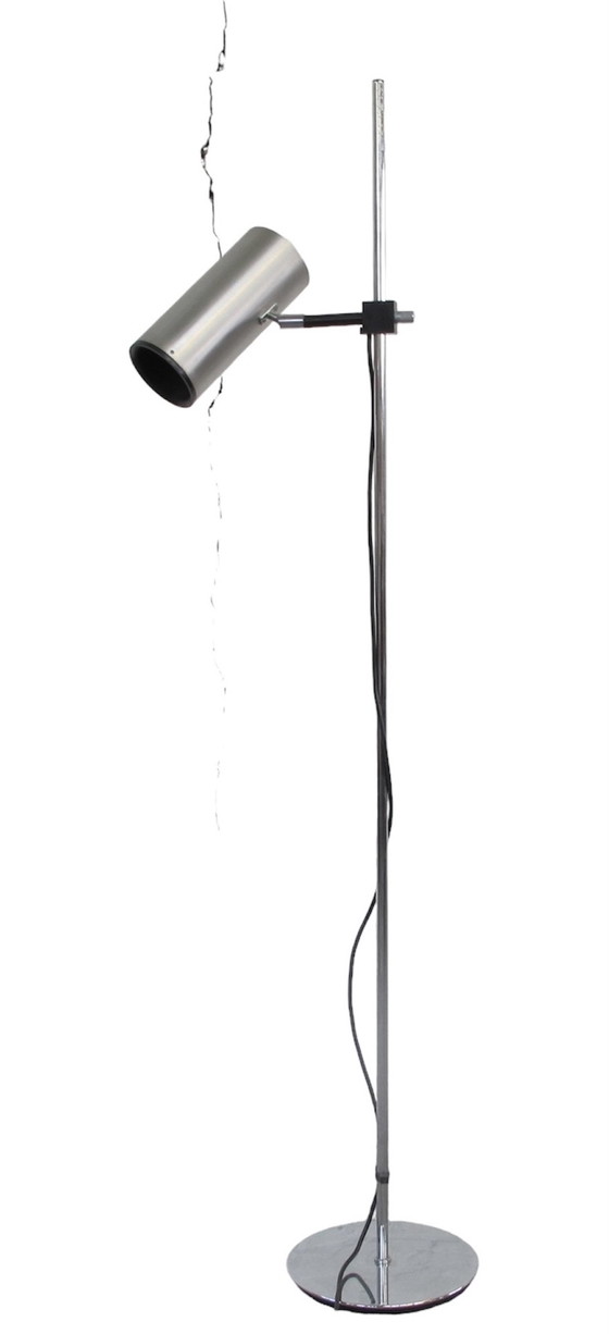 Image 1 of Vintage Chrom Design Arnold Berges für Staff Leuchten Stehlampe