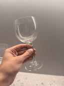 4 Rosenthal X Mario Bellini Weingläser - Kuppel Design aus Kristall