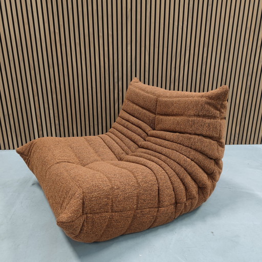 Ligne Roset Togo 1 Sitzer Orange/Braun