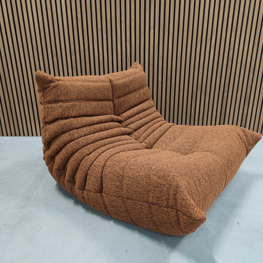 Ligne Roset Togo 1 Sitzer Orange/Braun