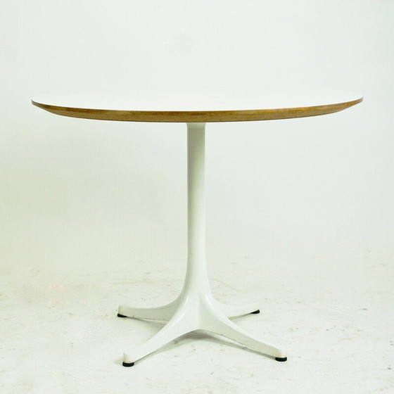 Image 1 of Weißer Sockeltisch von George Nelson für Herman Miller, USA 1960