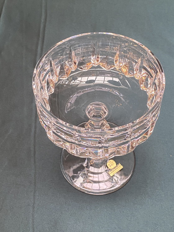 Image 1 of Satz 7X tiefgeschliffene Kristalldessert- oder Cocktailgläser