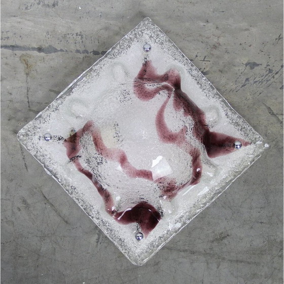 Image 1 of Vintage Murano glass ceiling lamp, 1970