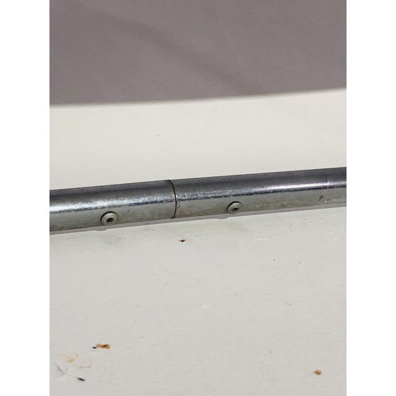 Image 1 of Vintage Couchtisch aus Sperrholz und verchromtem Aluminium