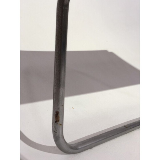 Image 1 of Vintage Couchtisch aus Sperrholz und verchromtem Aluminium