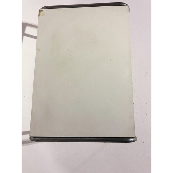 Image 1 of Vintage Couchtisch aus Sperrholz und verchromtem Aluminium