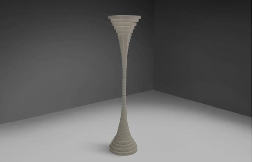 Fumagalli 'Helga' Stehleuchte von Silvio Bilangione und Paolo Portoghesi