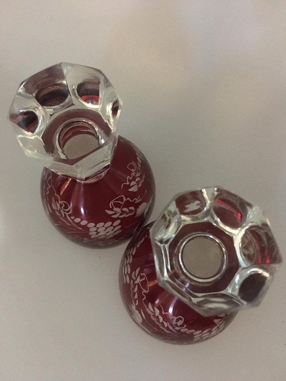 Image 1 of 2 schöne antike böhmische Gläser