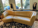 Leolux Pupilla Chaiselongue-Sofa aus Wapiti-Leder