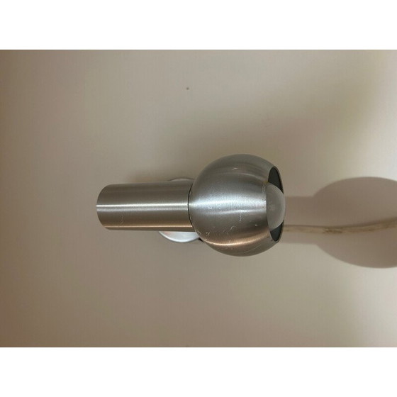 Image 1 of Wandlampe aus gebürstetem Metall, 1970