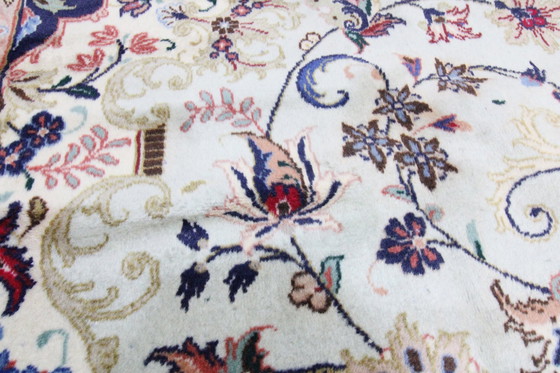 Image 1 of Original Handgeknüpfter Perserteppich Tabriz 40 Raj Fein 394 X 300 Cm Top Zustand