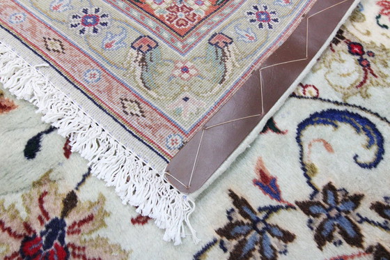 Image 1 of Original Handgeknüpfter Perserteppich Tabriz 40 Raj Fein 394 X 300 Cm Top Zustand