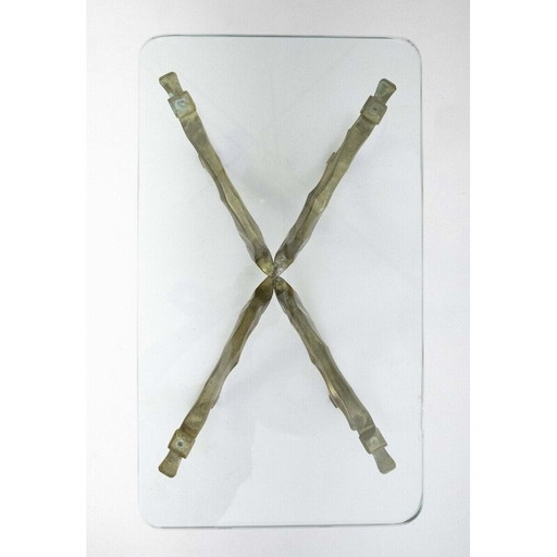 Paar Vintage Couchtische "Hippocampus" aus Bronze von Willy Daro, 1970