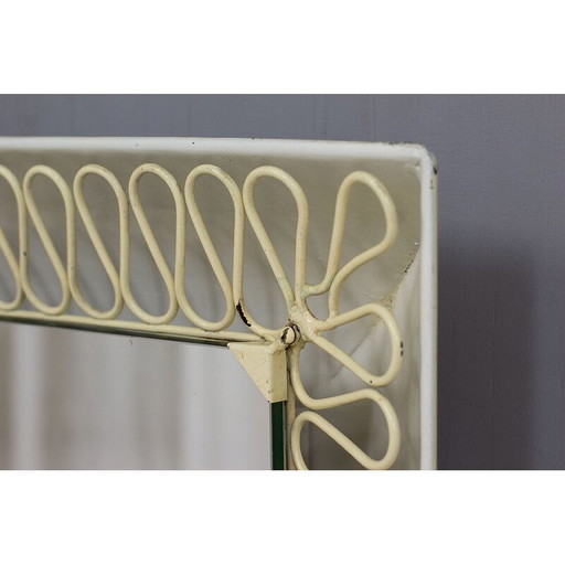 Vintage-Spiegel aus lackiertem Metall von Josef Frank, Schweden 1940