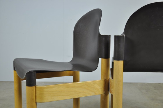 Image 1 of Thonet / Vintage Flex 2000 Buche Esszimmerstühle (2) / Gerd Lange / 1990er Jahre
