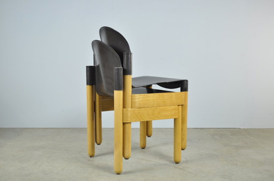 Image 1 of Thonet / Vintage Flex 2000 Buche Esszimmerstühle (2) / Gerd Lange / 1990er Jahre