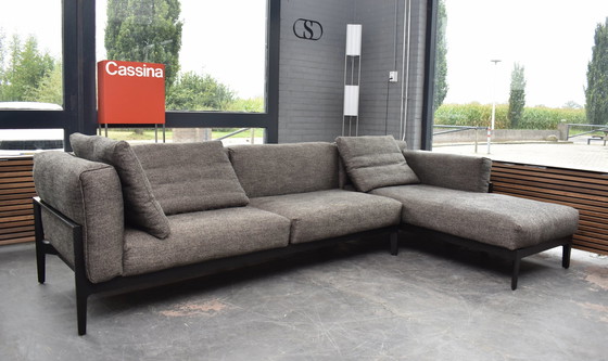 Image 1 of Atemberaubende Exklusive Ulme Design Bank-Chaise Lounge