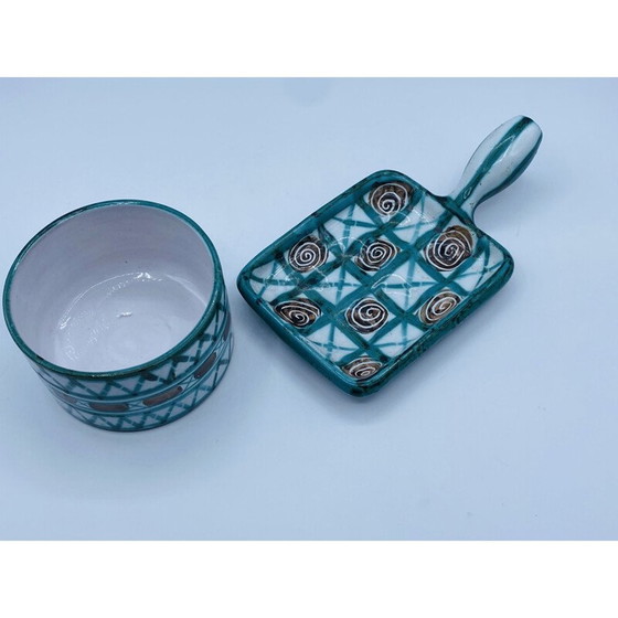 Image 1 of Vintage-Keramik-Taschendose von Robert Picaud, 1970