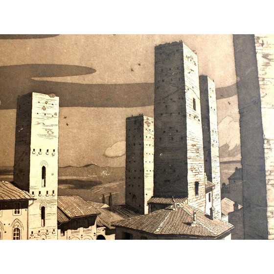 Image 1 of Handsignierter Aquatintastich von Sir Claude Francis Barry, 1930