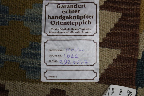 Image 1 of Original Old Style Kelim Afghan 292 X 207 Cm Top Zustand Aktiv