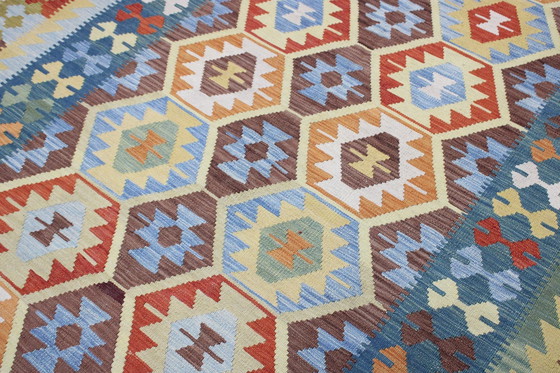 Image 1 of Original Old Style Kelim Afghan 292 X 207 Cm Top Zustand Aktiv