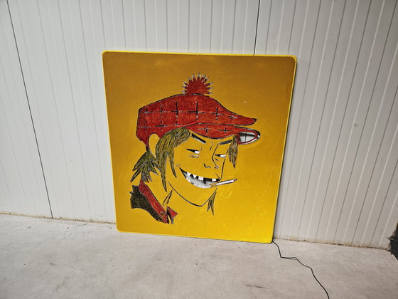 Image 1 of Gorillaz-Kunstwerk groß, beleuchtet