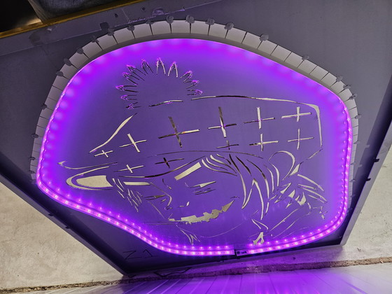 Image 1 of Gorillaz-Kunstwerk groß, beleuchtet