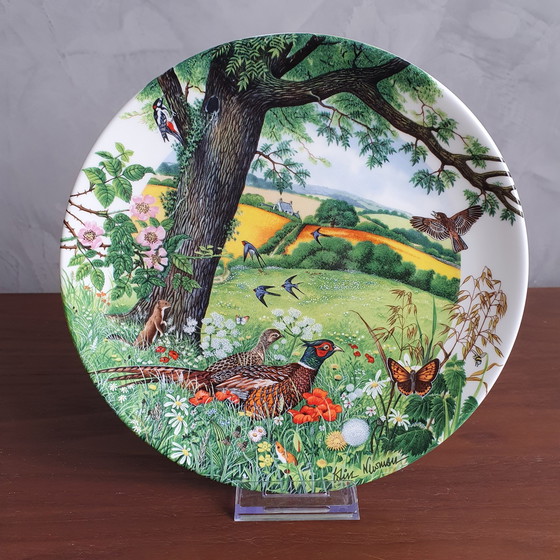 Image 1 of Wedgewood Bone China Teller 2 Stück 1980er Jahre