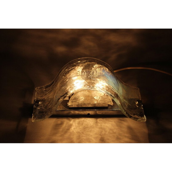 Image 1 of Wandlampe aus Muranoglas, Italien 1970er Jahre