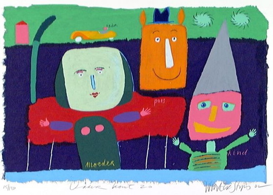 Image 1 of Wouter Stips - Vater kommt bald Siebdruck