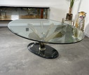 Couchtisch oval