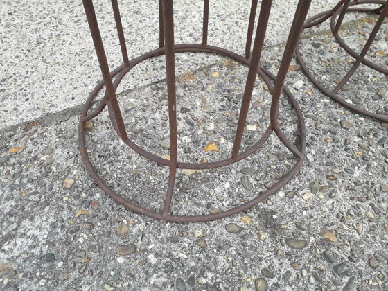 Image 1 of 2x Vintage Metall Ionische Säulen