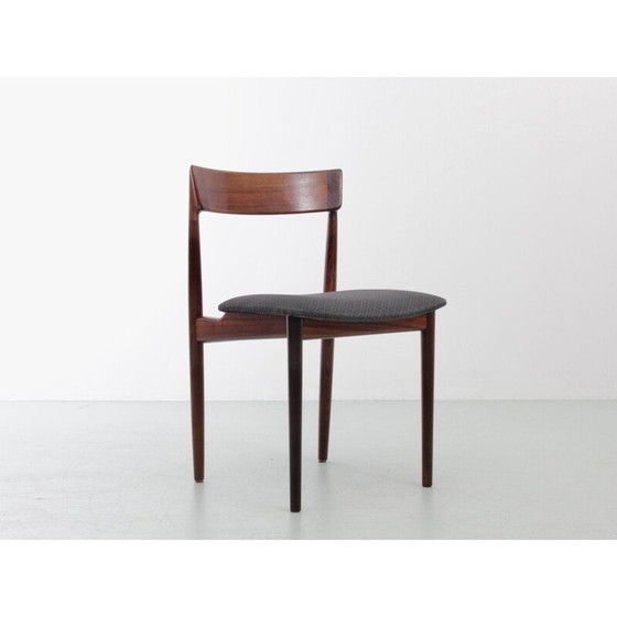 Image 1 of Satz von 4 skandinavischen Vintage-Stühlen aus Teakholz von Harry Rosengren Hansen für Brande Møbelindustri, 1960